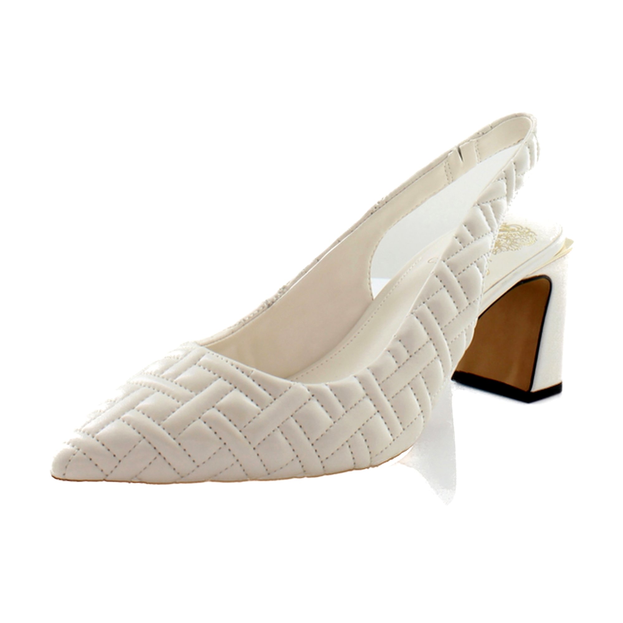 Hamden-Q Women's Heels Coconut Cream Size 9 M